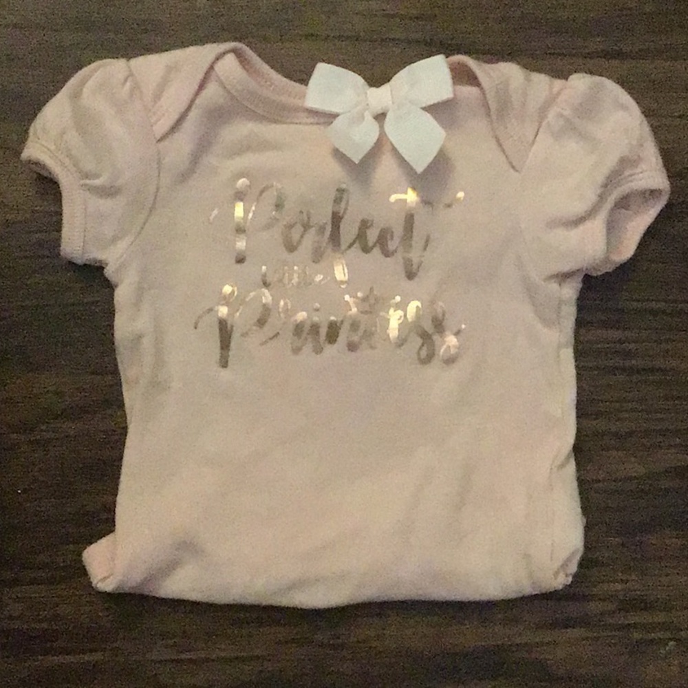 Gerber Organic newborn onesie